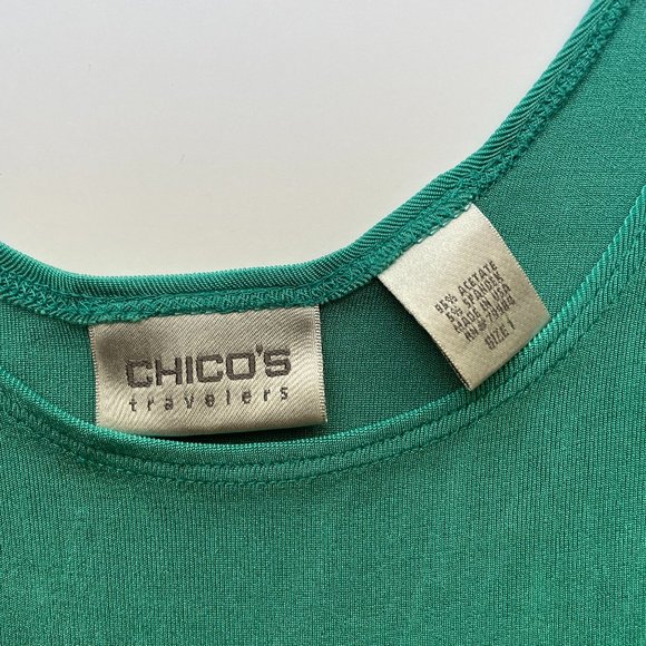 Green Chico's tank top - Picture 3 of 3